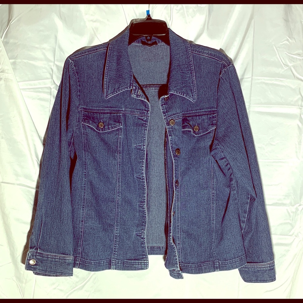 Crystal denim jacket xx small